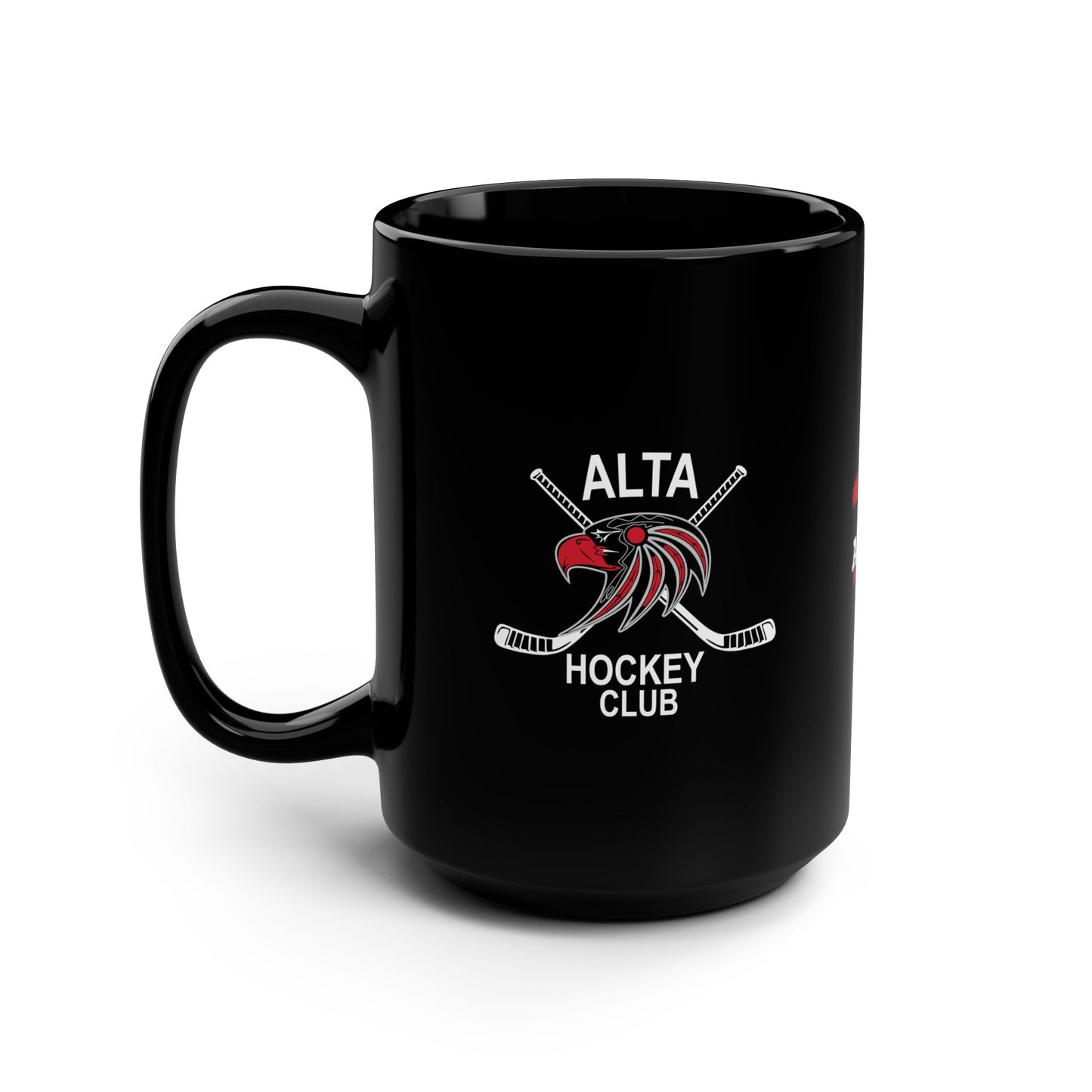 Alta Hockey Club - 15 oz. Black Mug