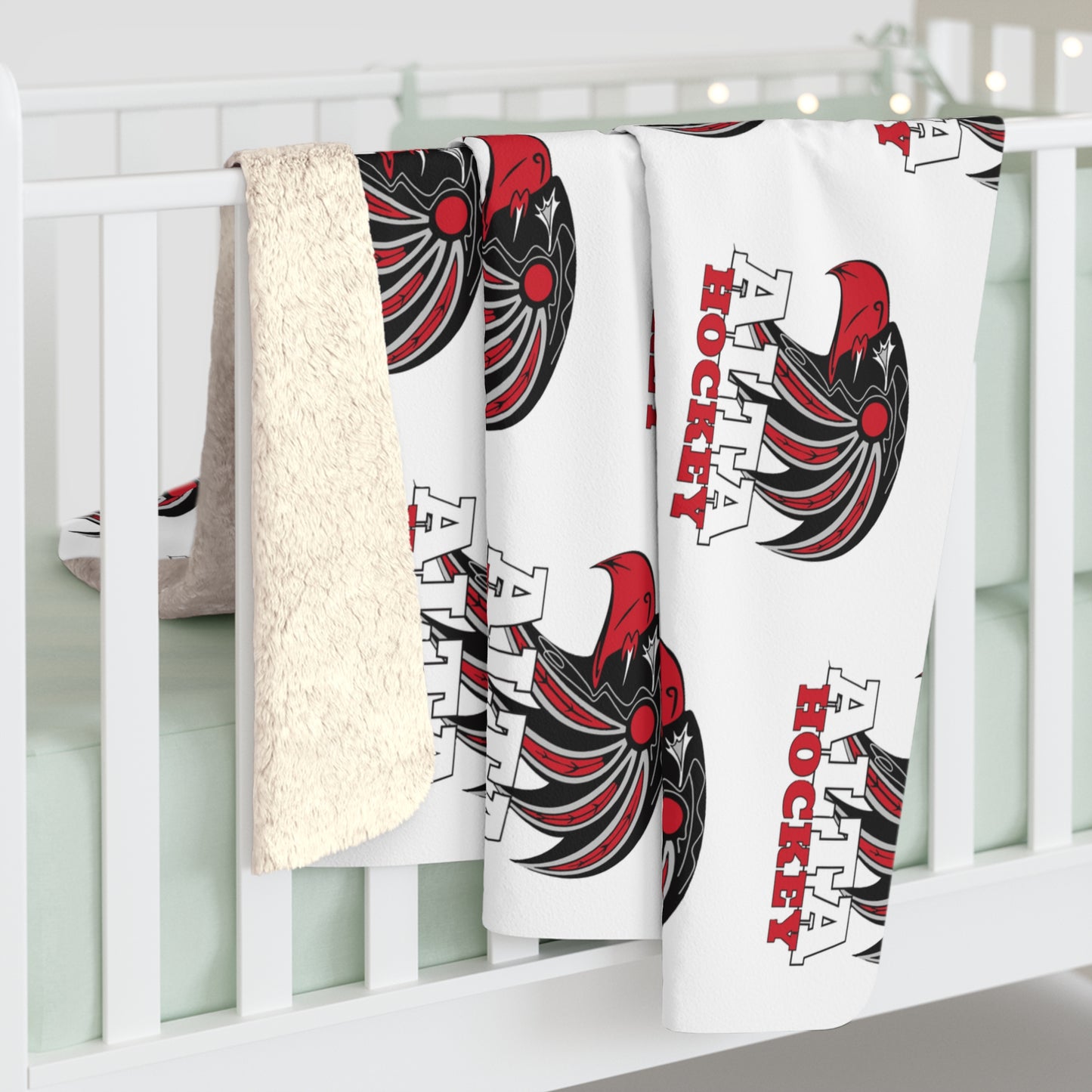 Alta Hawks Hockey - Large Plush Sherpa Blanket