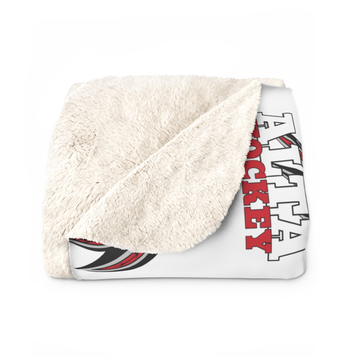 Alta Hawks Hockey - Large Plush Sherpa Blanket
