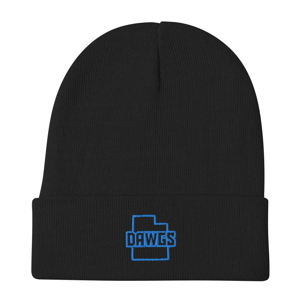 Utah Dawgs Embroidered Beanie w Alternate Logo 20% Dawgs Donation