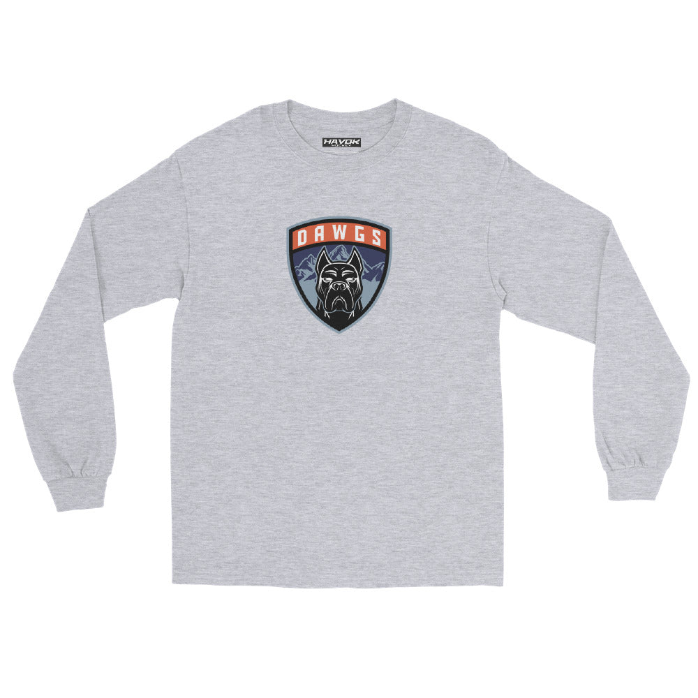 Utah Dawgs Long Sleeve T-Shirt w Badge (Adult) 20% Dawgs Donation