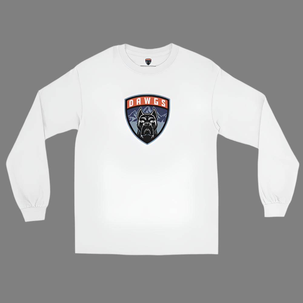 Utah Dawgs Long Sleeve T-Shirt w Badge (Adult) 20% Dawgs Donation