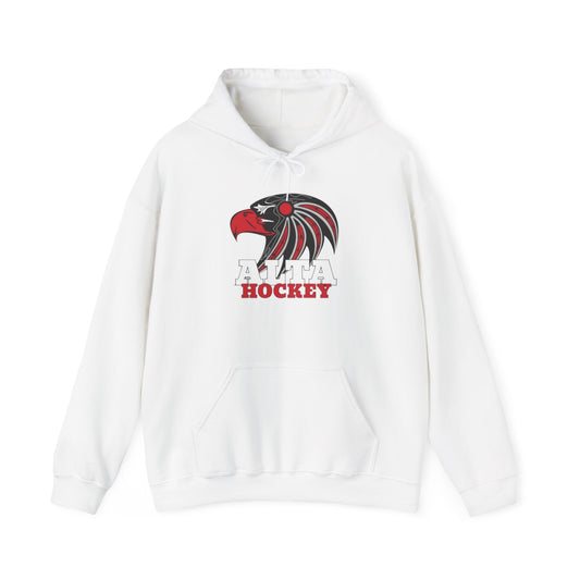 Hockey Spirit Hoodie - Unisex Heavy Blend, Warm Sportswear, Team Apparel, Gift for Athletes, Perfect for Winter Games