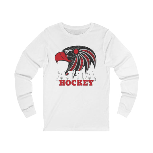 Unisex Long Sleeve Hockey Tee - Perfect for Sports Fans, Team Spirit, Gifts for Hockey Players, Game Day Apparel, Casual Wear