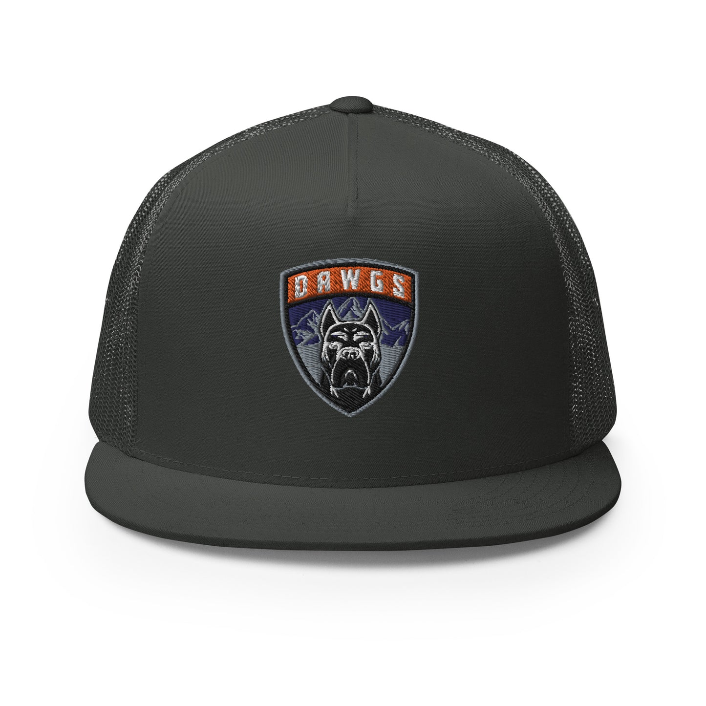 Utah Dawgs Flat Bill Hat w Embroidered Badge  20% Dawgs Donation