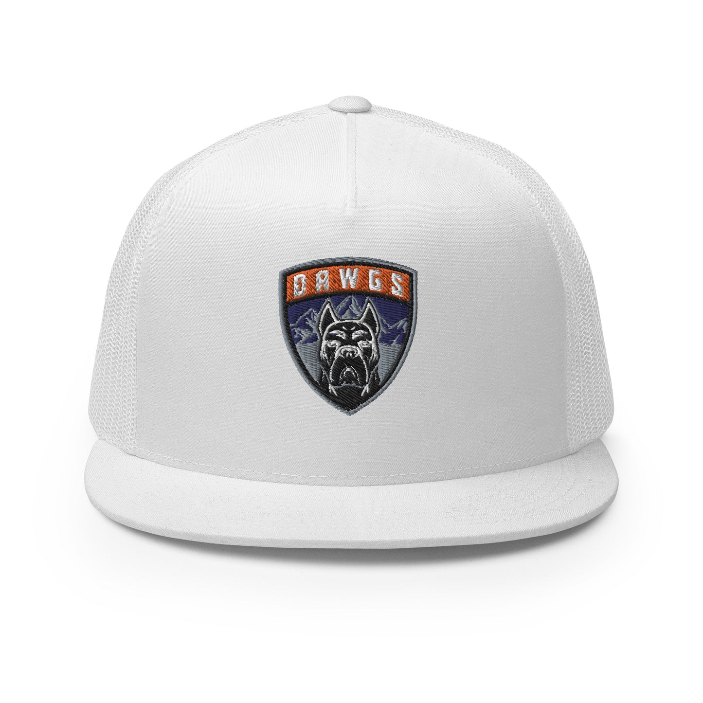Utah Dawgs Flat Bill Hat w Embroidered Badge  20% Dawgs Donation