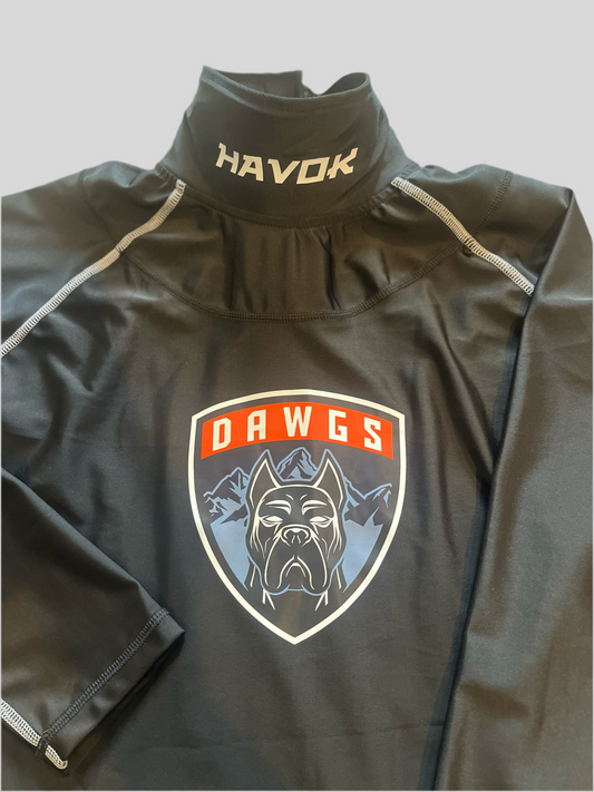 Havok Protect | Neck Guard Base Layer Shirt with Dawgs logo