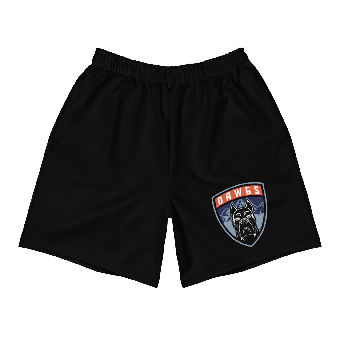 Utah Dawgs Athletic Shorts w Badge (Black)  20% Dawgs Donation