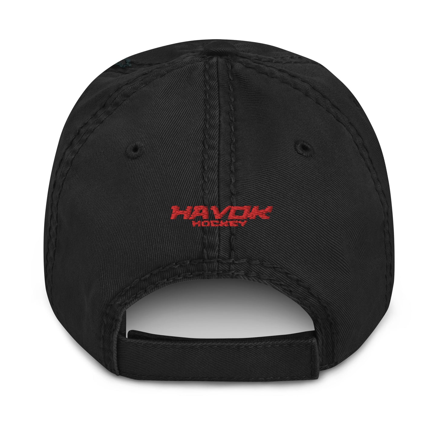 Havok Hockey / Utah Dogs Distressed Ball Cap w Badge  20% Dawgs Donation