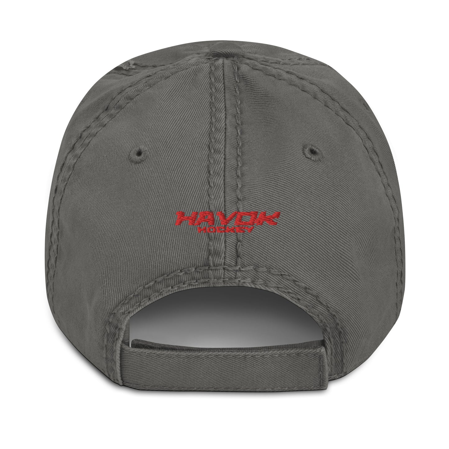 Havok Hockey / Utah Dogs Distressed Ball Cap w Badge  20% Dawgs Donation