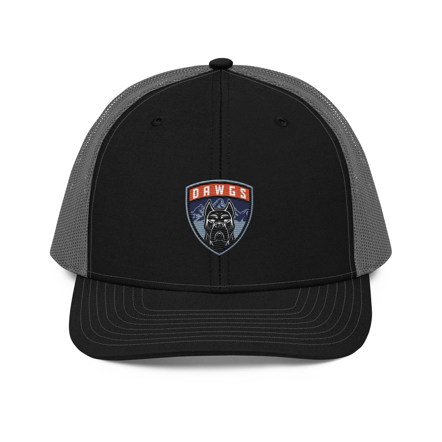 Utah Dawgs Snapback Trucker Hat w Embroidered Badge  20% Dawgs Donation