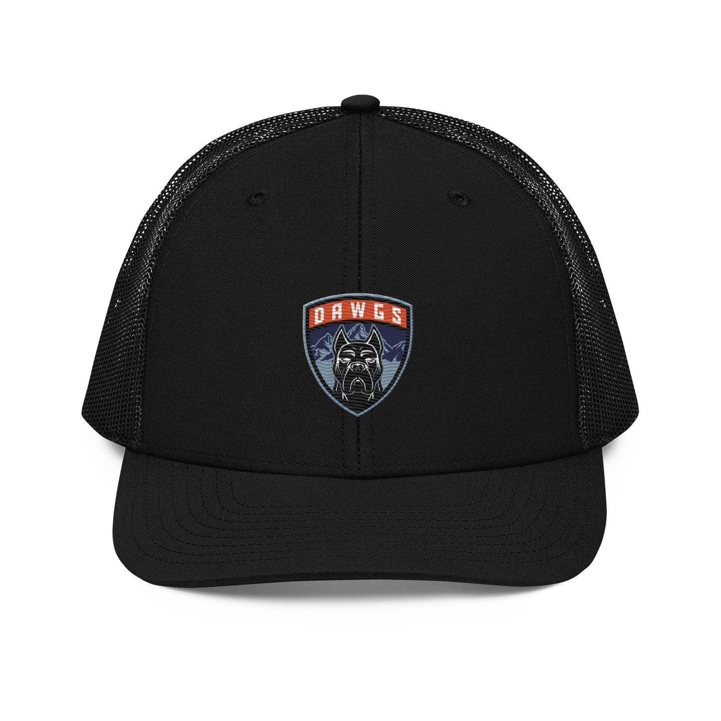 Utah Dawgs Snapback Trucker Hat w Embroidered Badge  20% Dawgs Donation
