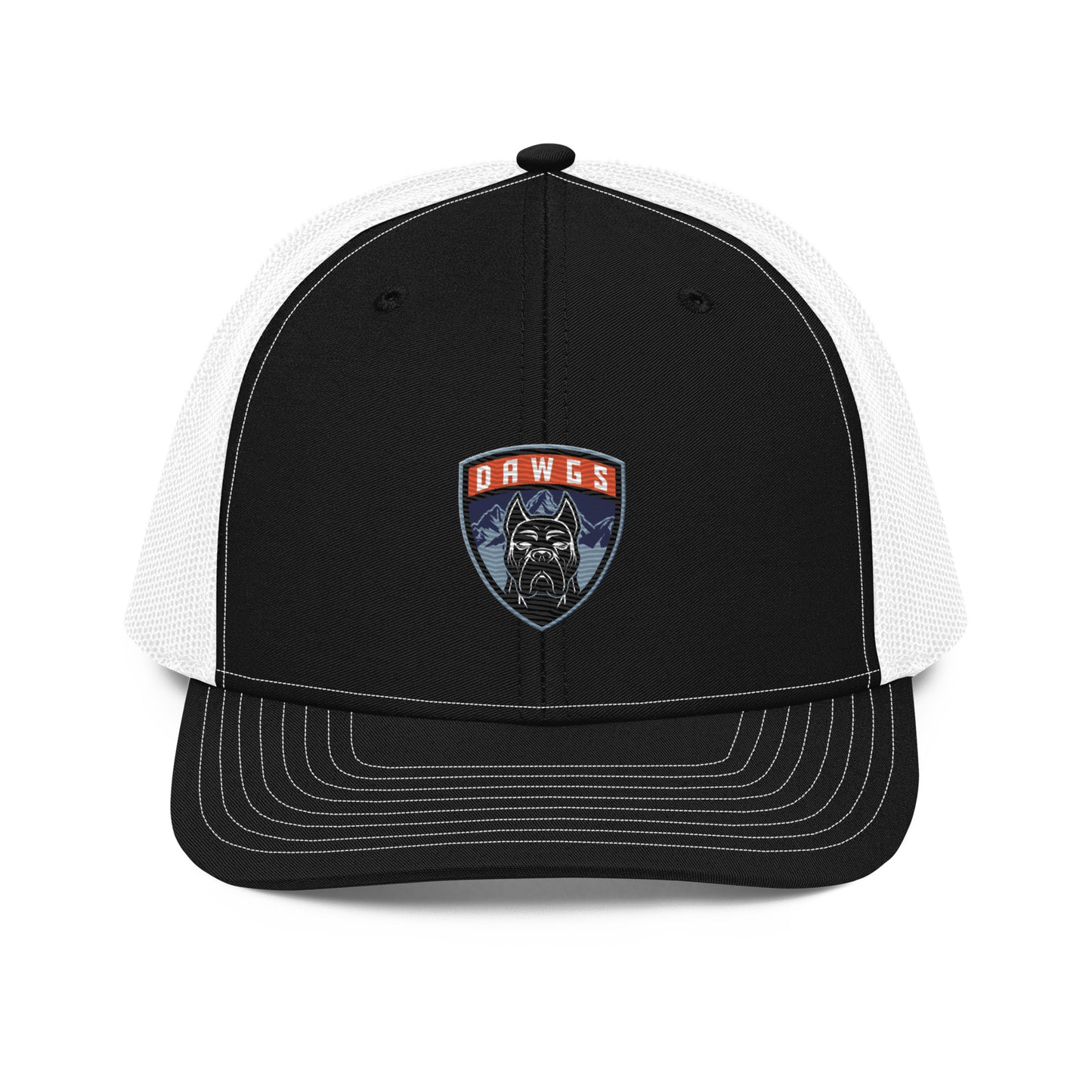Utah Dawgs Snapback Trucker Hat w Embroidered Badge  20% Dawgs Donation