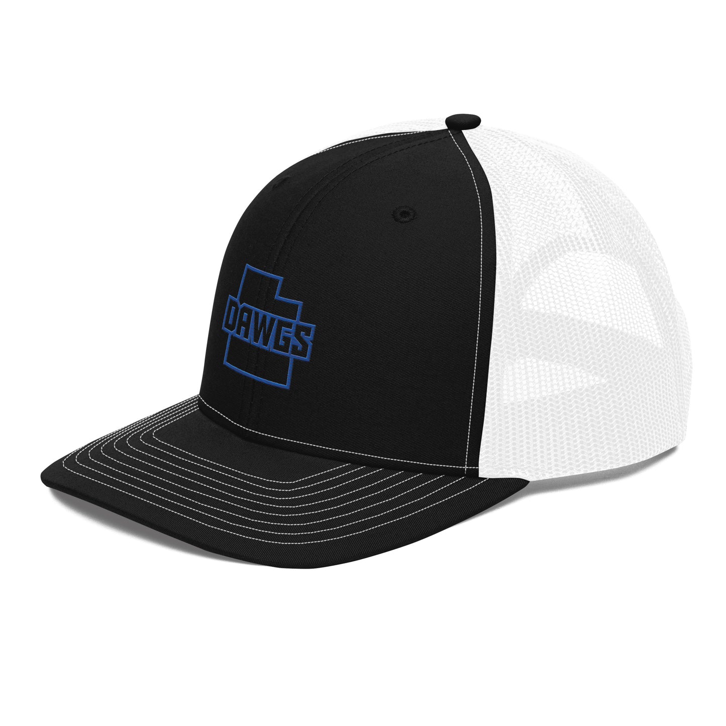 Utah Dawgs Snapback Trucker Hat w Embroidered Badge (Alternate Logo)  20% Dawgs Donation