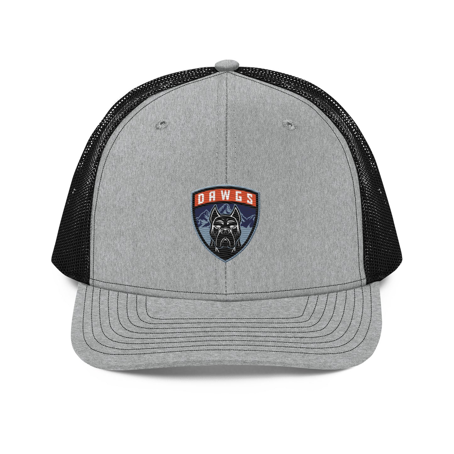 Utah Dawgs Snapback Trucker Hat w Embroidered Badge  20% Dawgs Donation