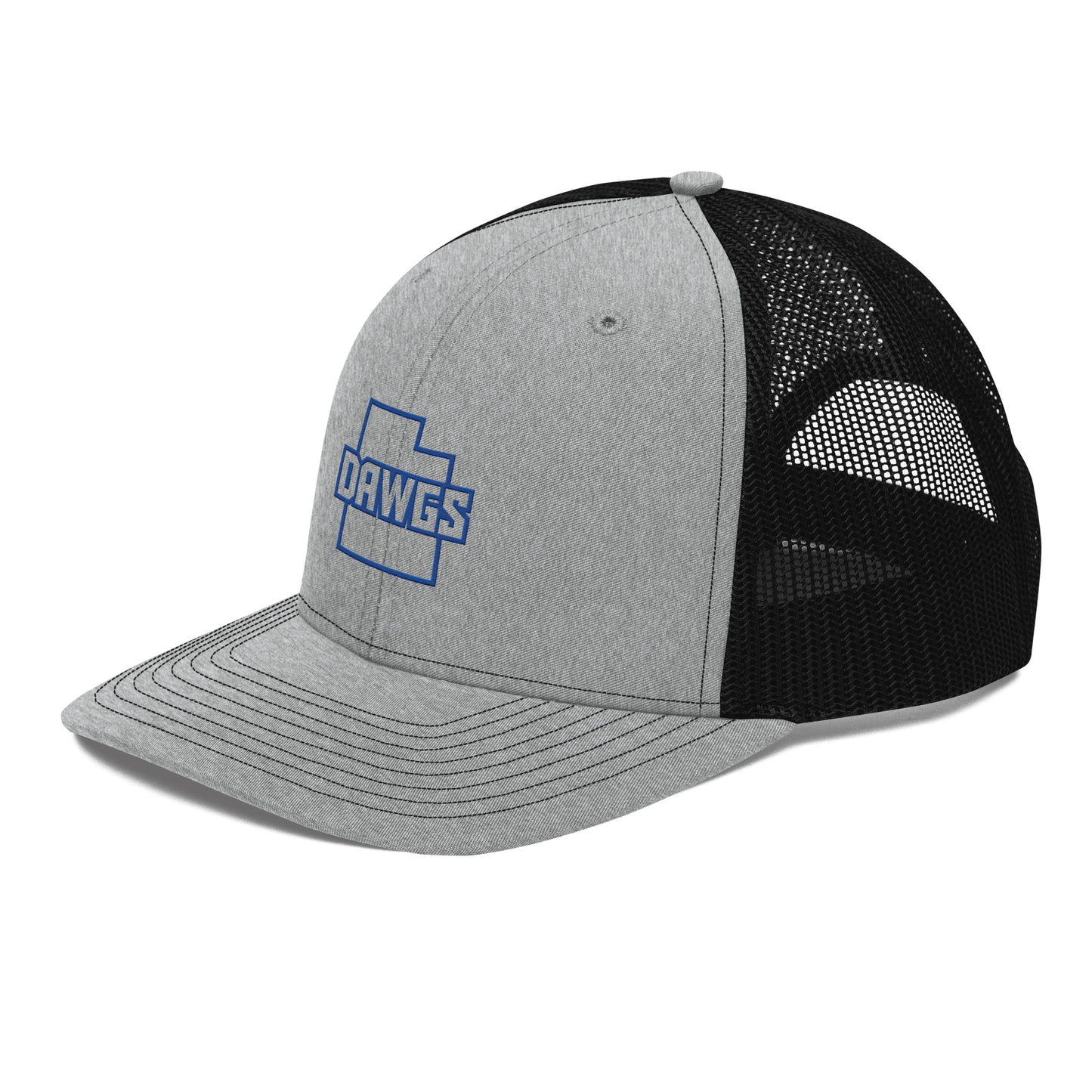 Utah Dawgs Snapback Trucker Hat w Embroidered Badge (Alternate Logo)  20% Dawgs Donation
