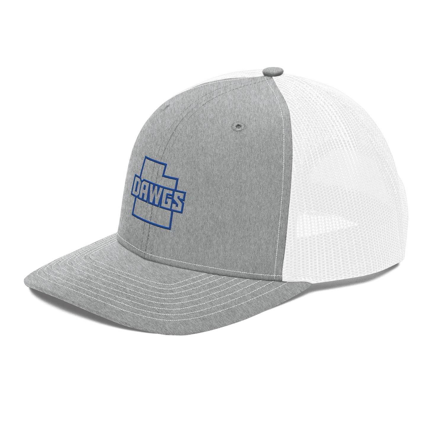 Utah Dawgs Snapback Trucker Hat w Embroidered Badge (Alternate Logo)  20% Dawgs Donation