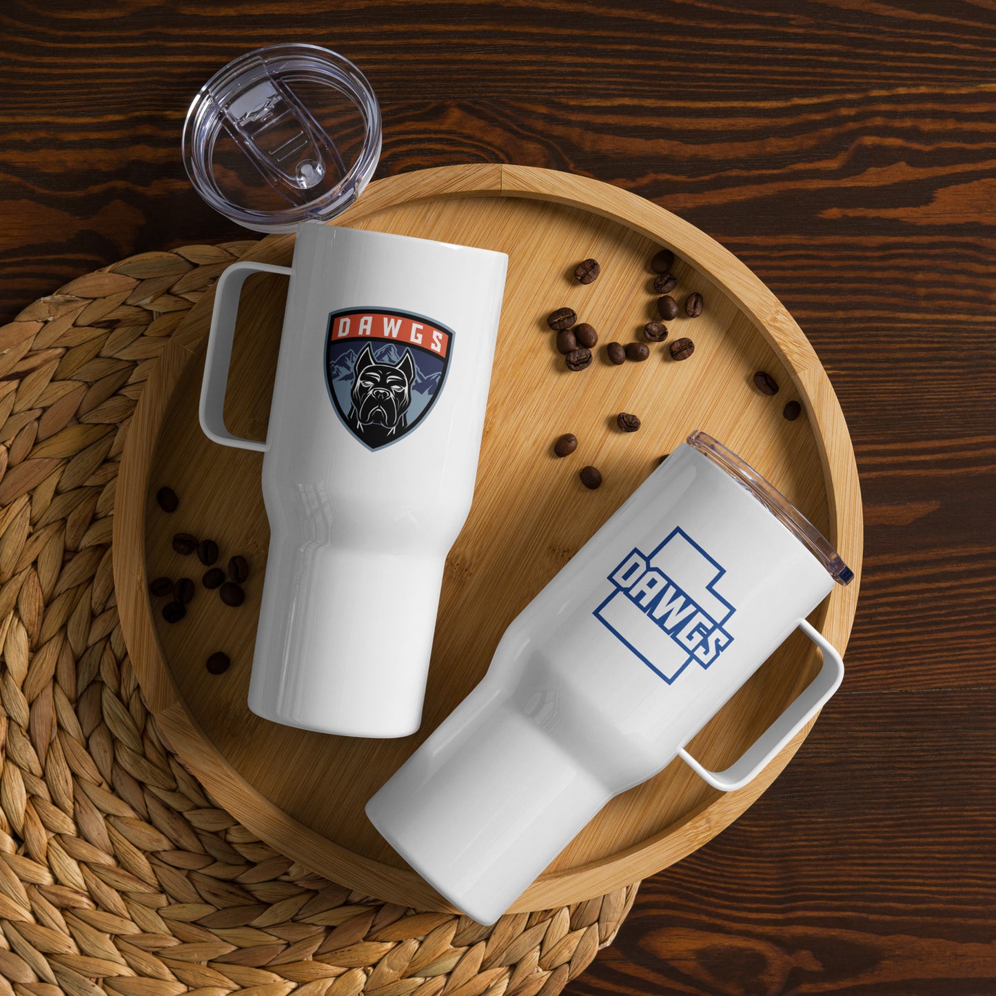 Utah Dawgs Travel Tumbler (Dawgs + Utah State logos) 20% Dawgs Donation