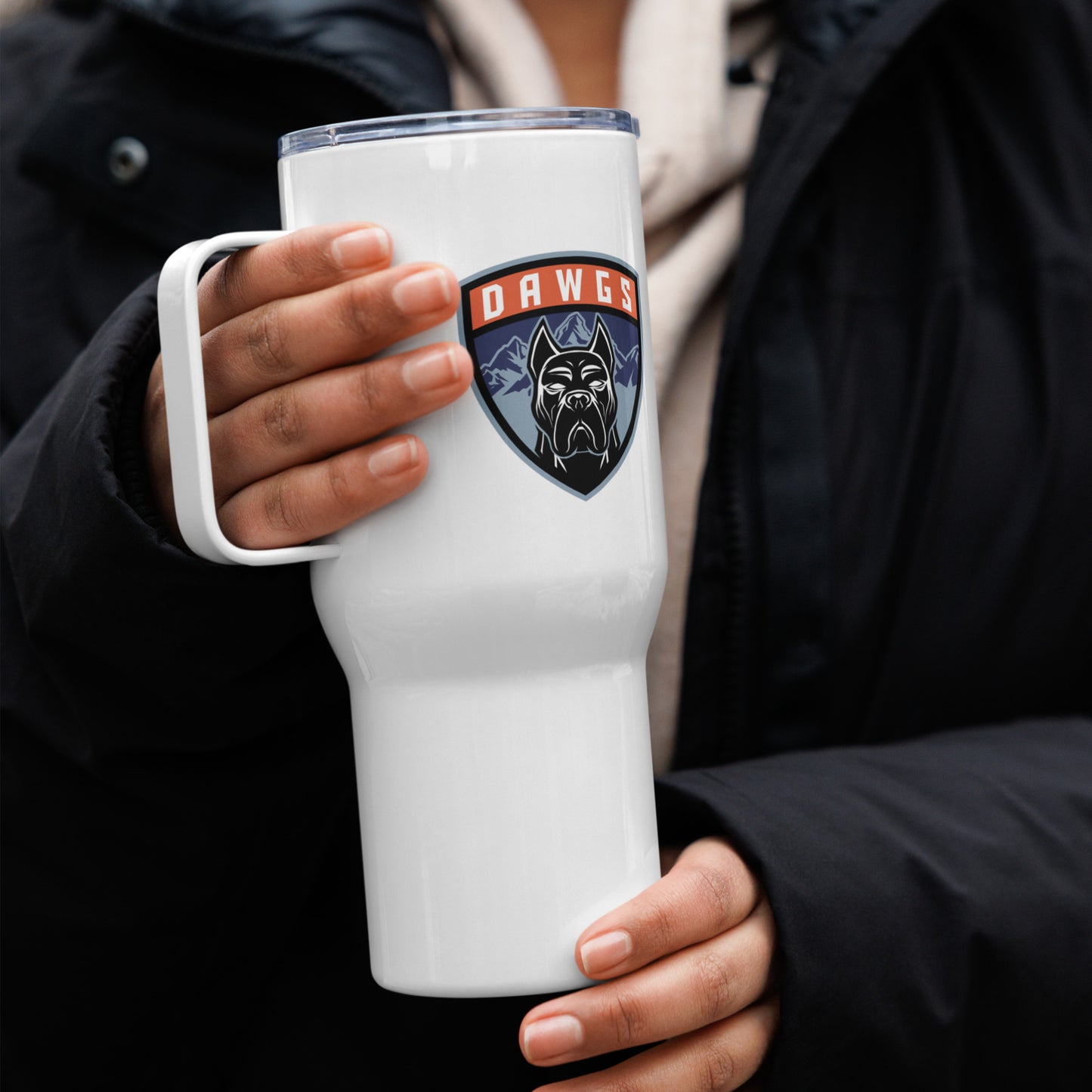 Utah Dawgs Travel Tumbler (Dawgs + Utah State logos) 20% Dawgs Donation