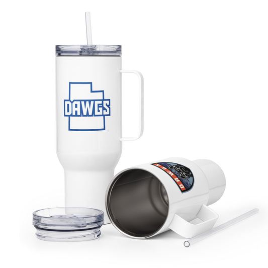 Utah Dawgs Travel Tumbler (Dawgs + Utah State logos) 20% Dawgs Donation