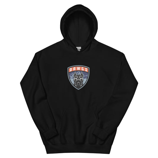 Utah Dawgs Hooded Sweatshirt w Badge (Adult) 20% Dawgs Donation