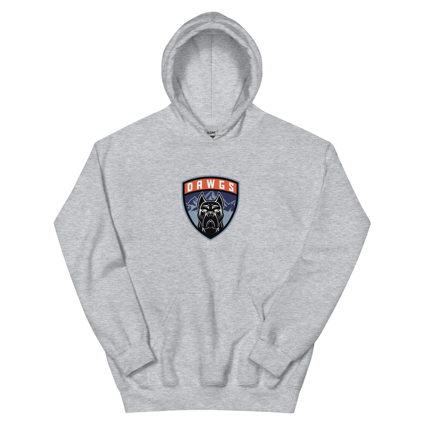 Utah Dawgs Hooded Sweatshirt w Badge (Adult) 20% Dawgs Donation