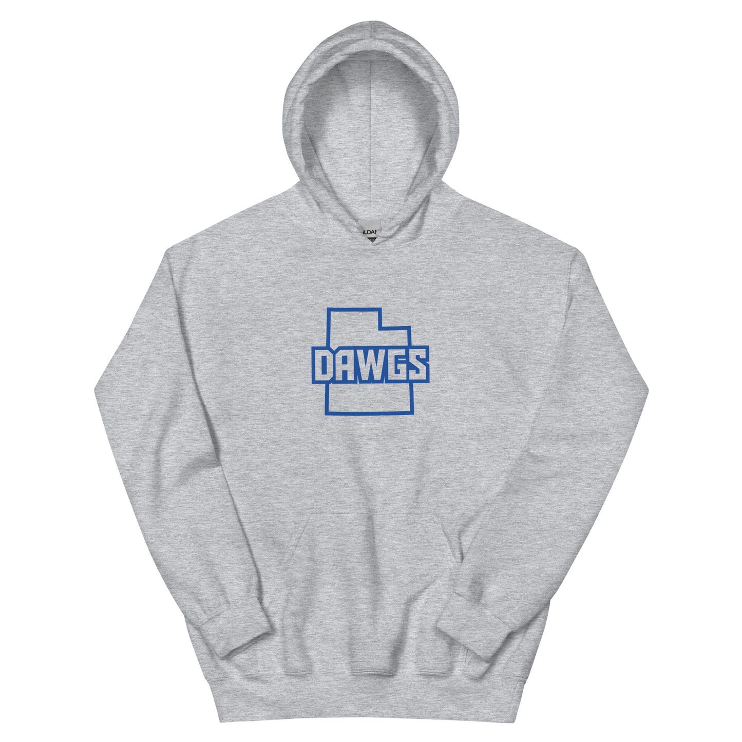 Utah Dawgs Hooded Sweatshirt w Alternate Logo (Adult) 20% Dawgs Donation