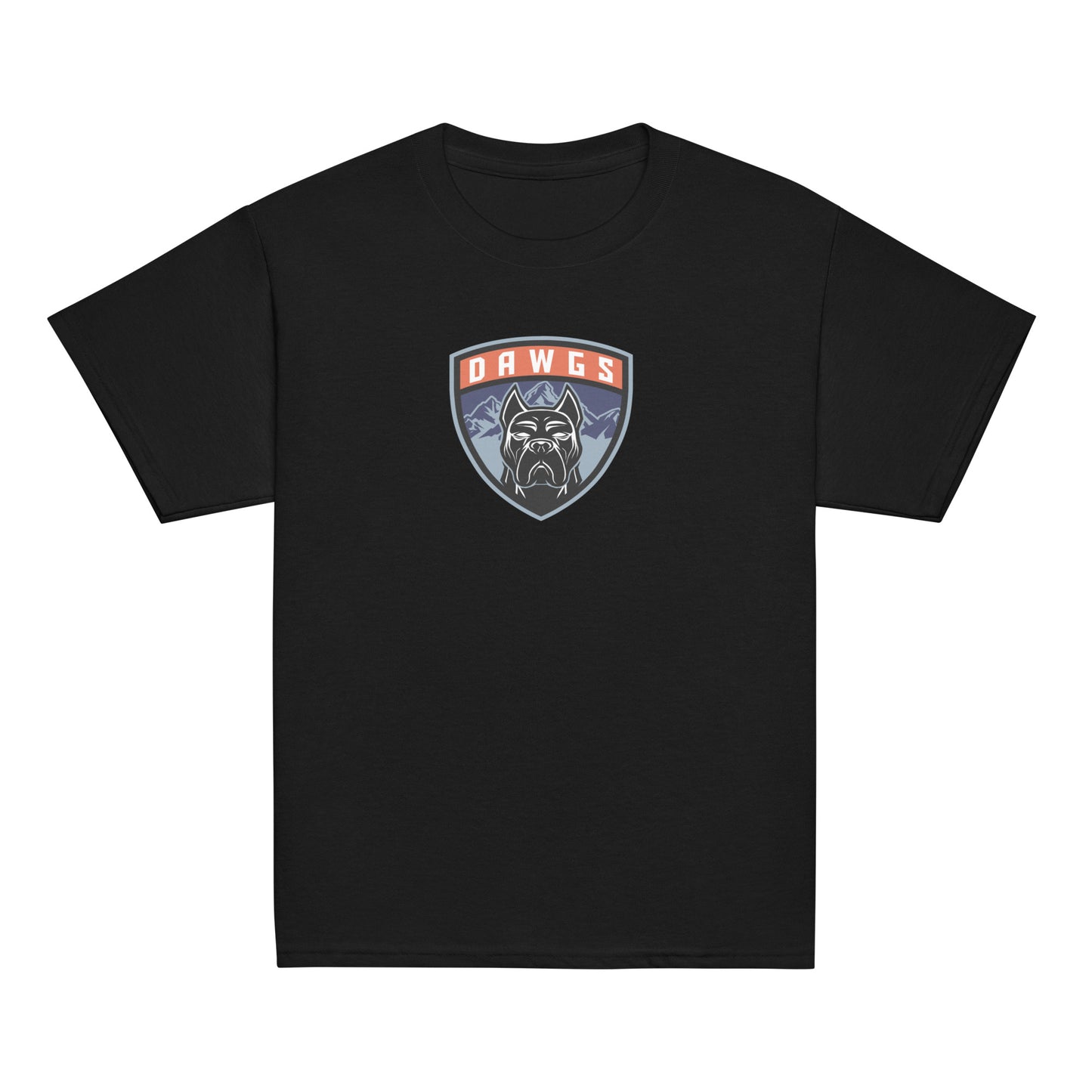 Utah Dawgs Short Sleeve T-Shirt w Badge (Youth)  20% Dawgs Donation