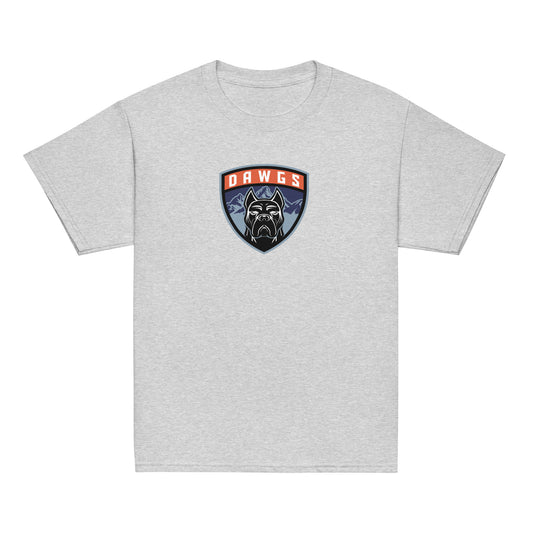 Utah Dawgs Short Sleeve T-Shirt w Badge (Youth)  20% Dawgs Donation