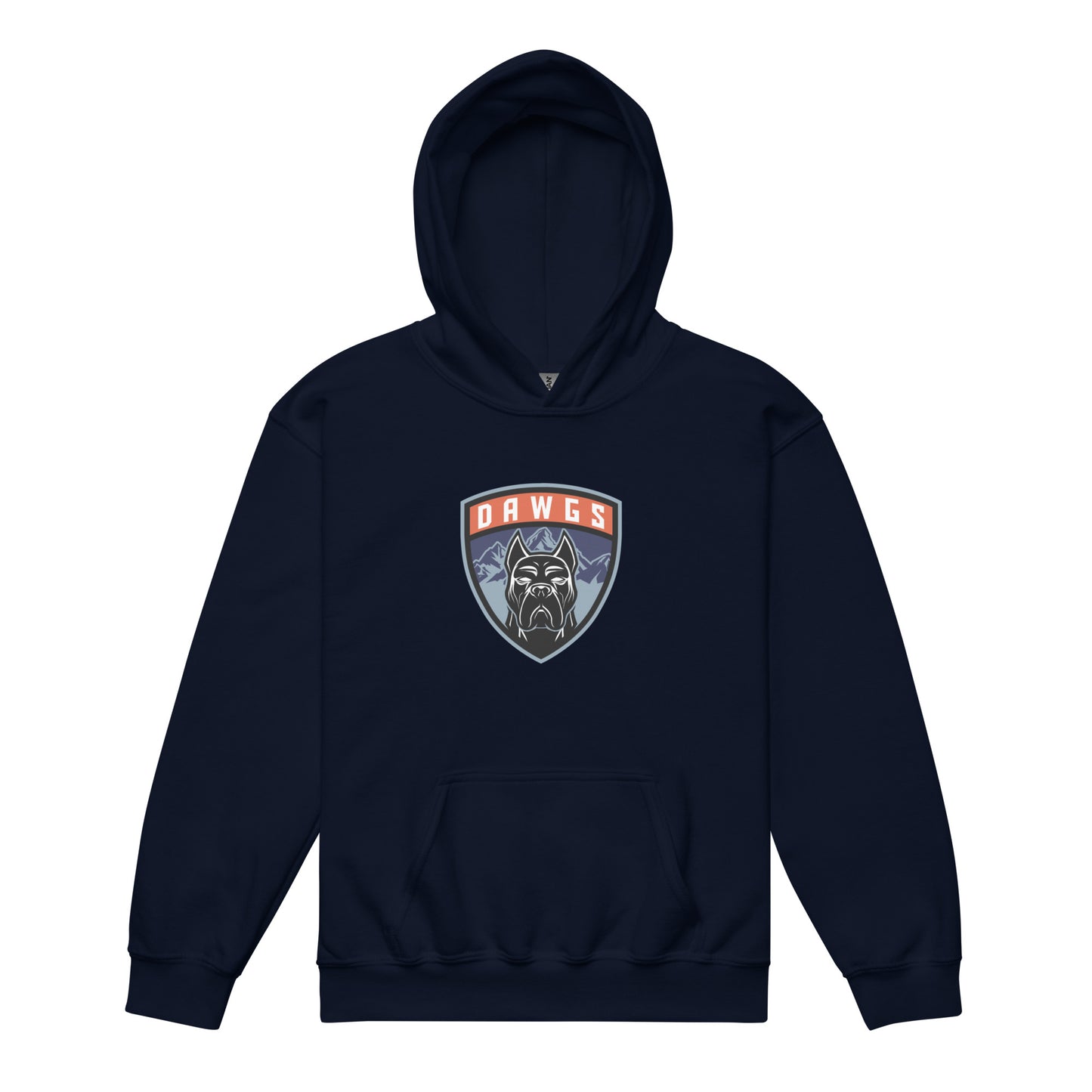 Utah Dawgs Badge Hoodie (Youth)  20% Dawgs Donation